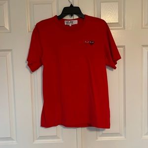 COMME DES GARÇONS PLAY
Red Double Heart T-Shirt